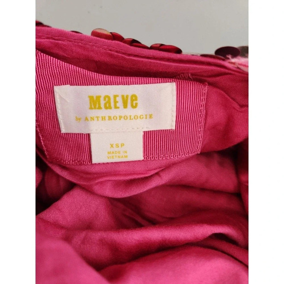 NWT Anthropologie Maeve Long-Sleeve Mock-Neck Sequin Mini Dress Size XS Petite - Picture 11 of 11